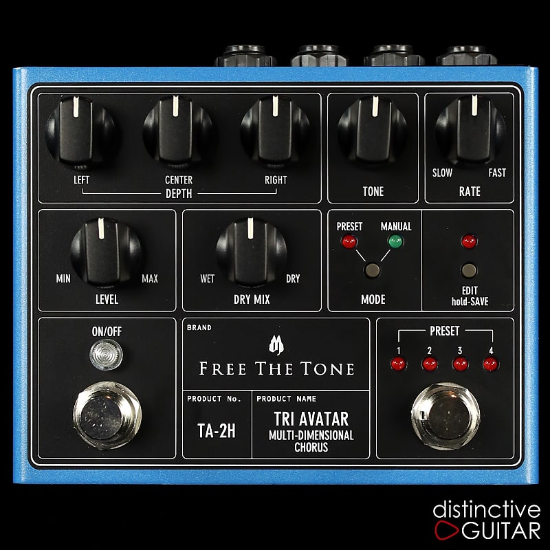 Free The Tone Tri Avatar TA-2H Chorus Blue image 1