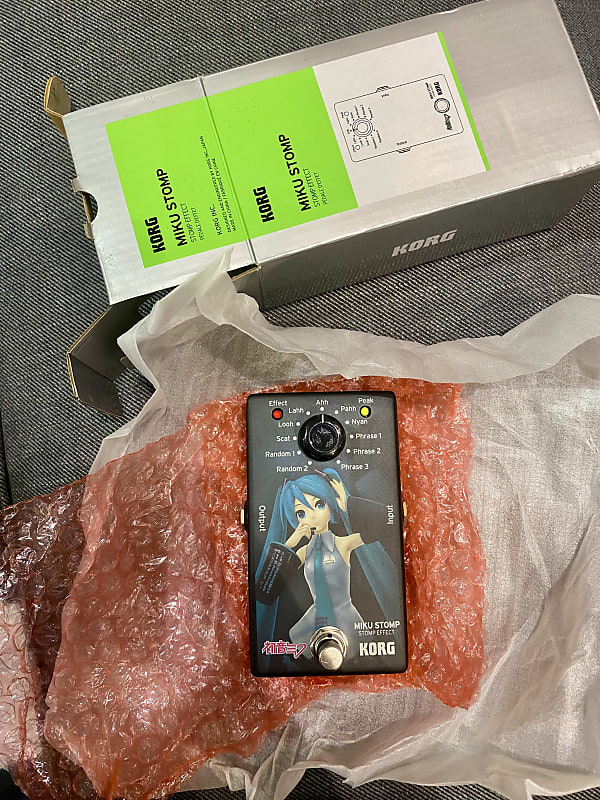 ギター KORG MIKU STOMP KORG Miku Stomp Vocaloid Guitar Effects Pedal Japan Import