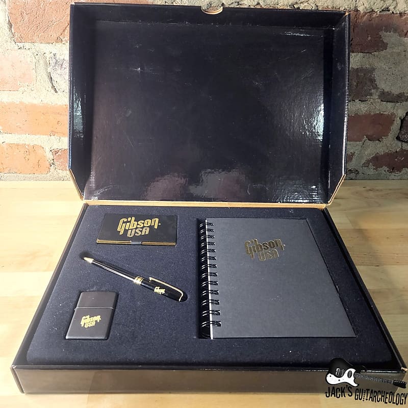 Gibson USA Promotional Pack w/ Zippo, Notebook, Pen & Business 