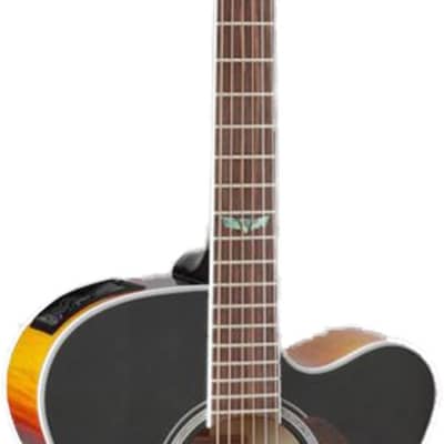 Takamine 6 String Acoustic-Electric Guitar, Right Handed, Sunburst (GJ72CE-BSB) image 2