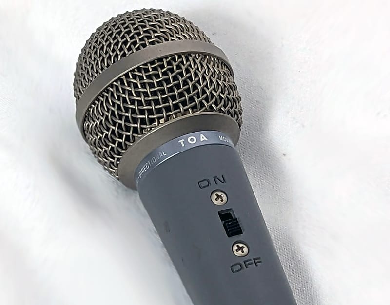 TOA DM-604U Corded Microphone - Made in Japan - Gray | Reverb