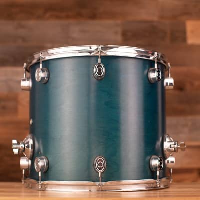 PDP MX SERIES 16 X 14 MAPLE FLOOR TOM, BLUE (PRE-LOVED) | Reverb