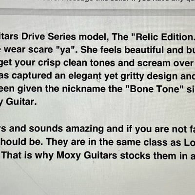 Moxy Guitars Junkyard Tele Style Relic Edition Original Drive Series 2019 Aqua Blue image 5