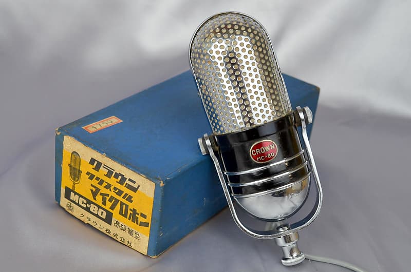 昭和レトロ　アイワAIWA M18 CRYSTAL MICROPHONE 昭和レトロ アイワAIWA M18 CRYSTAL MICROPHONE
