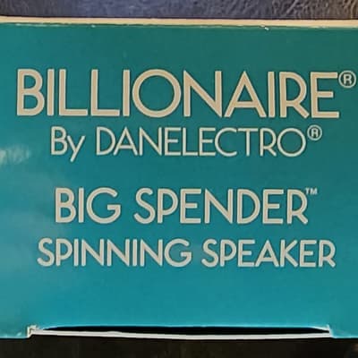 Danelectro Spinning Speaker Billionaire Series New In Box w/ Free Shipping!! image 4