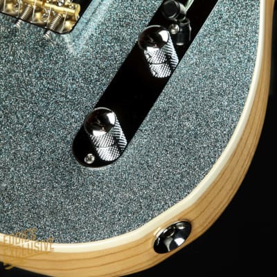 Suhr Eddie's Guitars Exclusive Custom Classic T Roasted - Ice Blue Sparkle image 17