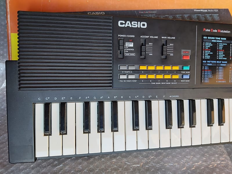 casio tone bank MA-101 キーボード　シンセ　カシオトーン Casio Tone Bank MA-101 Keyboard - Evolution Music