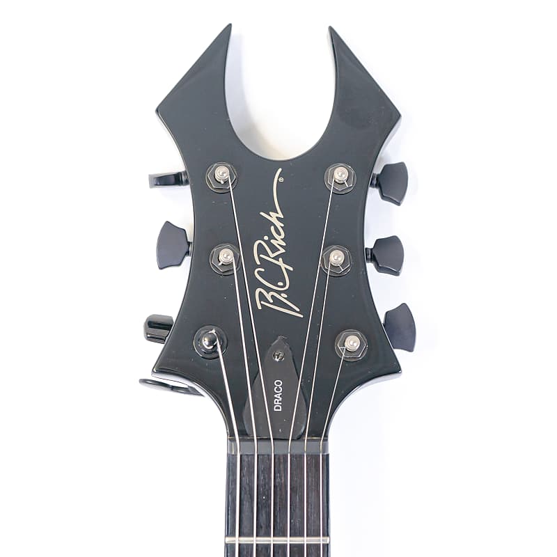 2011 B.C. Rich Draco Black w/ D-Xtender, String-Thru