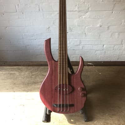 Immagine Letts Woden short scale 4 string bass Purpleheart  Walnut Santos Rosewood handcrafted in the UK 2023 - 3