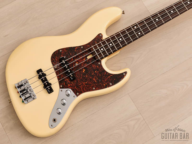 Moon JB-4 Jazz Bass Blonde White Nitro Lacquer, Japan | Reverb Hungary