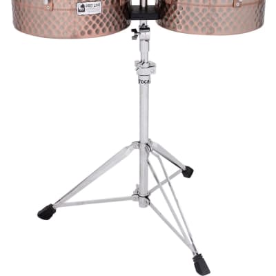 Toca Percussion Pro Line Timbales - Black Copper image 1