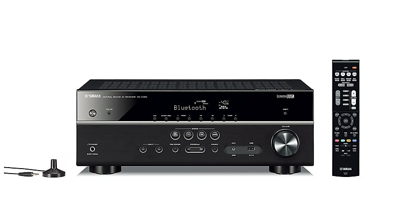 Yamaha RX-V385 5.1-Channel 4K Ultra HD AV Receiver with Bluetooth image 1