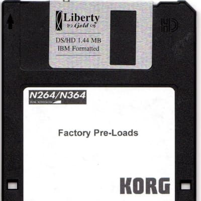 Korg N-264/364 Factory Preload Disk