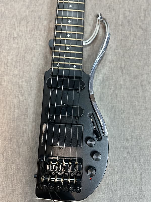Asmuse/ALP AD-80 Headless Electric Travel Guitar- Black | Reverb Asmuse/ALP AD-80 Headless Electric Travel Guitar- Black | Reverb