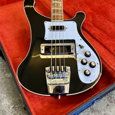 Rickenbacker 4001 Bass guitar 1977 - Jetglo original vintage USA image 3