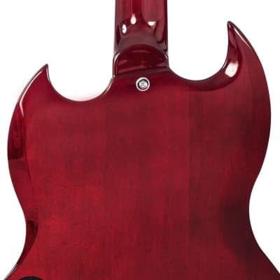 Vintage VS4 ReIssued Series Bass Guitar - Cherry Red image 4
