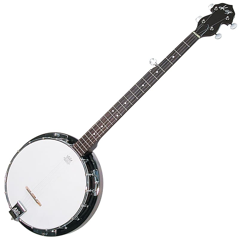 Kay KBJ10A 5 String "Riverboat" Banjo, 18Bracket with Reverb
