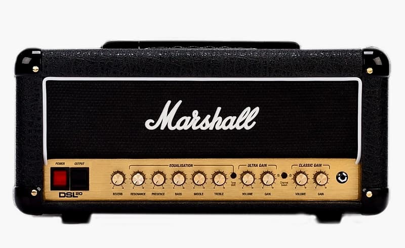 Marshall DSL20H EL34 All Tube Amplifier Head With Power Reduction