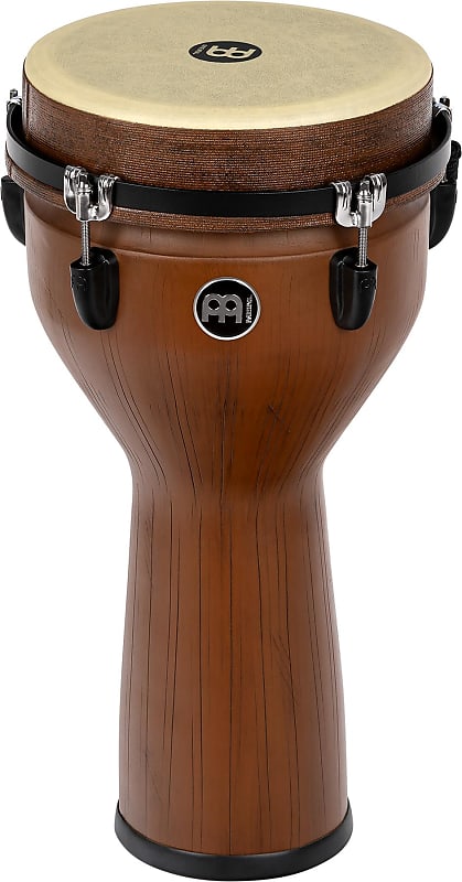 Meinl Percussion Jumbo Djembe 10 Inch Barnwood Reverb