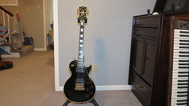 Gibson Les Paul Custom Black Beauty 1987 with Kahler Tremolo and Vintage Bill Lawrence Pickups image 1