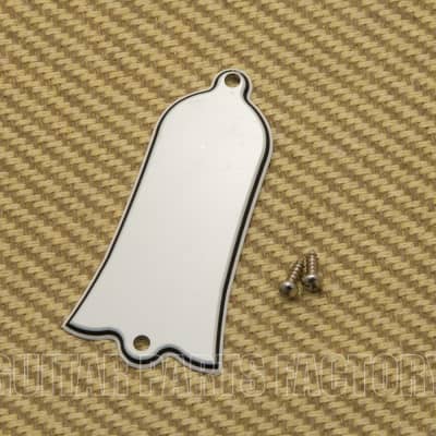 TC-M50W 3-Ply White Blank Bell Truss Rod Cover for Gibson SG Les Paul