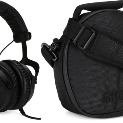 Beyerdynamic DT 770 Pro 32 ohm Closed-back Studio Mixing Headphones  Bundle with Gator G-CLUB-HEADPHONE Carry Case for Studio & DJ Headphones image 1