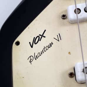 Vox Phantom VI 1960s Electric Guitar in Black image 8