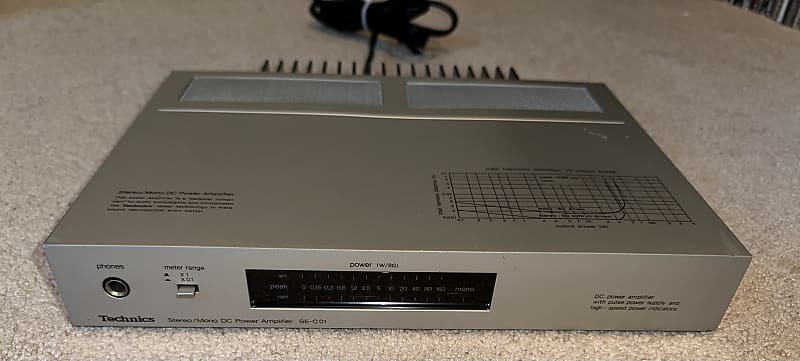 X141 テクニクス SE-C01 Stereo/Mono DC パワーアンプ X141 テクニクス SE-C01 Stereo/Mono DC パワーアンプ Technics