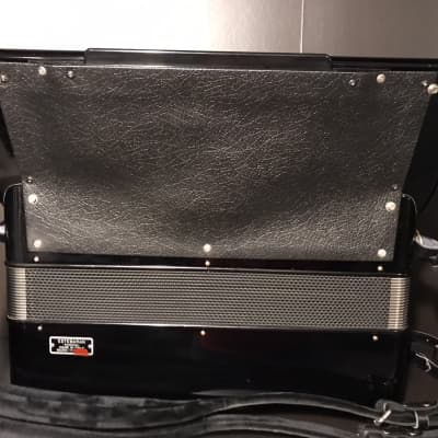 Accordion Brandoni 120 Bass 4+5 Piccolo 11 Register Professional 2000s Black Italy image 3