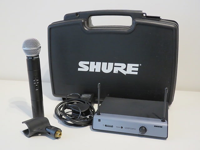 Shure SM58 / UT2 Wireless Microphone and UT4A Receiver - 864.850MHz