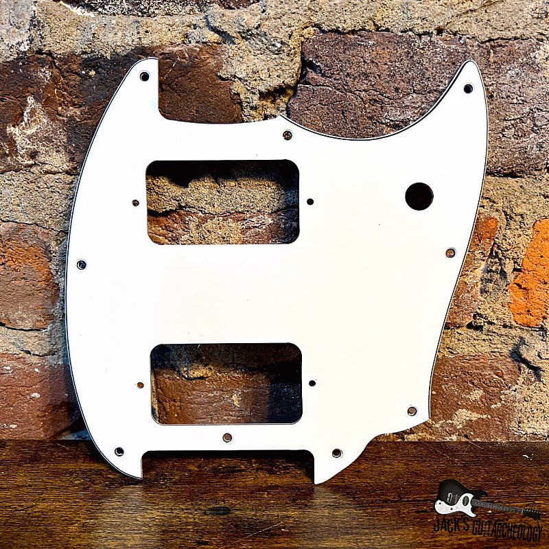 Squier Bullet Mustang HH Pickguard (2000s White) Reverb