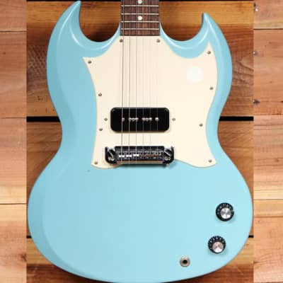 GIBSON Ultra Rare Yamano Japanese Run SG JUNIOR Jr 60s Rare P-90! Blue 60343 image 1