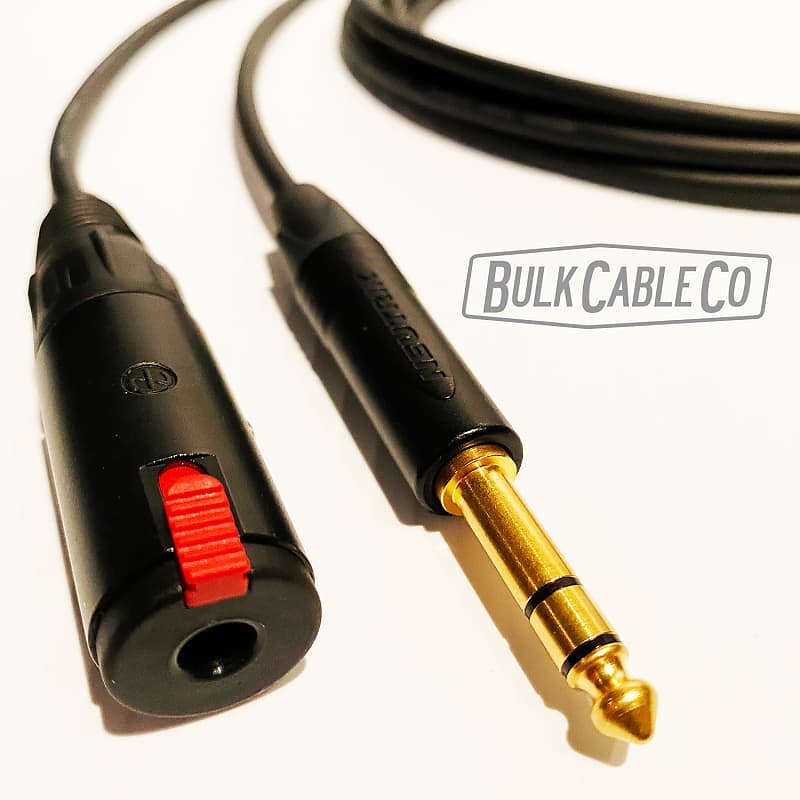 25 FT Mogami 2552 Headphone Extension Cable Neutrik Reverb