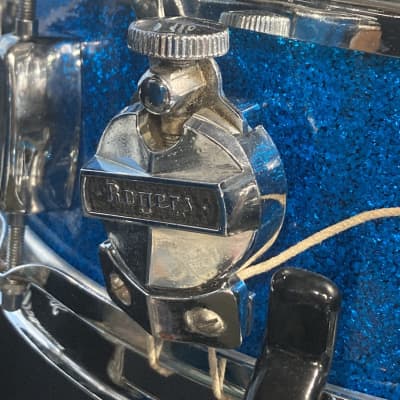 Rogers Hal Blaine's Original "Tommy Sands" Drum Set. Authenticated!! 1950s - Blue Sparkle image 24