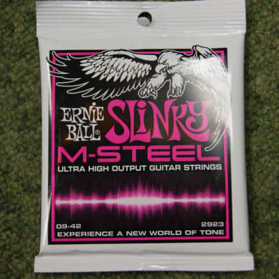 Ernie Ball 2923 M Steel 9-42 super slinky electric guitar strings image 1