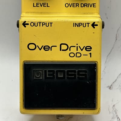 BOSS OD-1 OverDrive 1979 RC3403ADB Silver Screw | Reverb