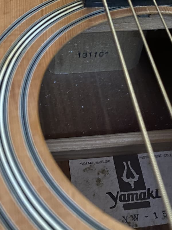 Yamaki YW-15 Japan 70s Natural MIJ Lawsuit Acoustic | Reverb