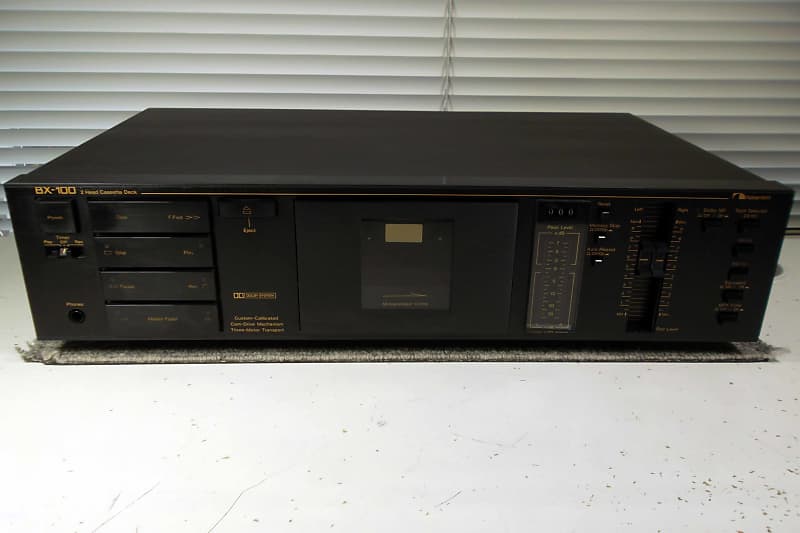 1984 Nakamichi BX-100 Rare Gear Drive Stereo Cassette Deck New Belts &amp; Fully Serviced 02-18-2025 Beautiful Condition #038  			