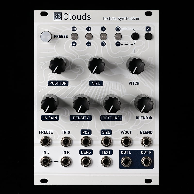 Mutable Instruments Clouds Eurorack Synthesizer Clone Module (Off-White Magpie Aluminum) image 1