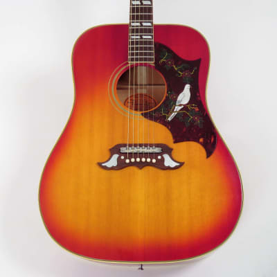 1968 Gibson Dove Acoustic Guitar - Cherry Sunburst - Highly Figured Maple Back & Sides for sale