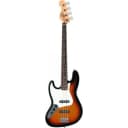 Fender Standard Jazz Bass Left-Handed Electric Guitar, 20 Frets, Modern  C  Shape, Pau Ferro Fingerboard, Brown Sunburst