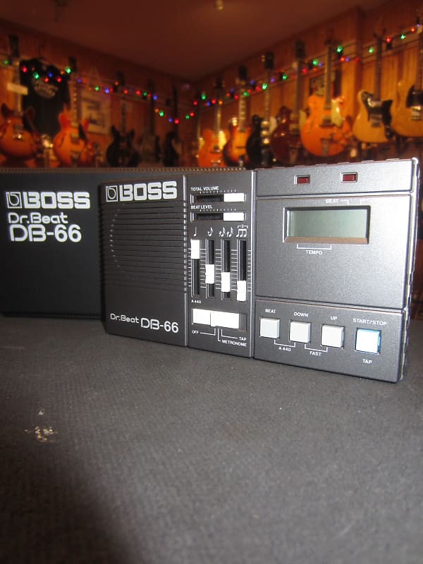 Vintage Circa 1988 Boss DB-66 Dr. Beat Metronome Grey Original Box