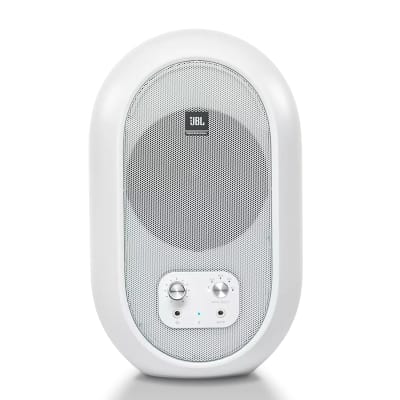 JBL 104-BT 4.5-Inch Compact Active Reference Monitor Speakers with Bluetooth, White (Pair) image 2
