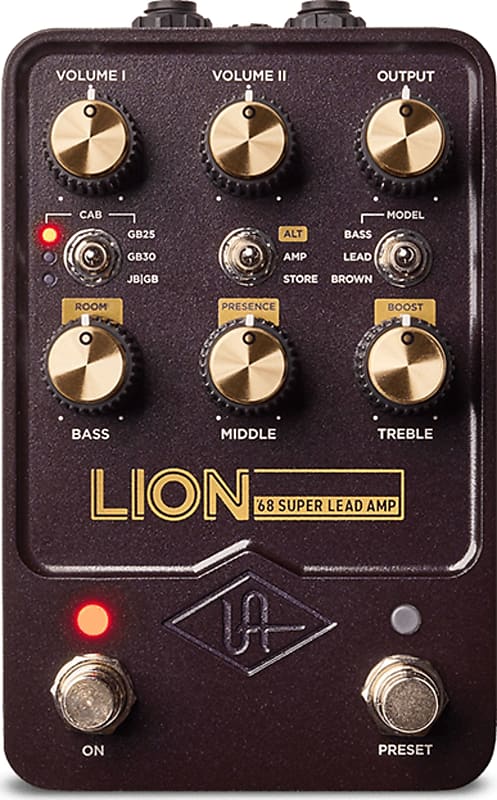 Universal Audio Lion '68 Super Lead Amp Emulation Effects Pedal image 1