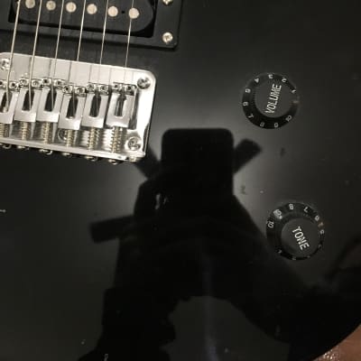 Davison Strat Shape 2016 Black Guitar image 5