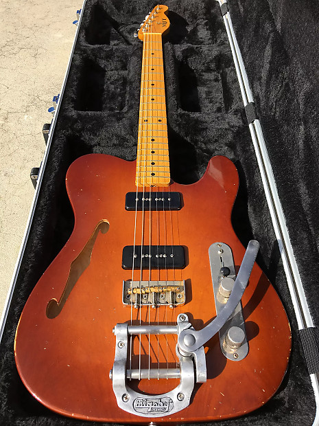 MJT Telecaster Thinline w/ Bigsby - Lollar P90's, Emerson