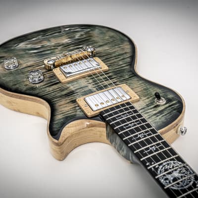 Mithans Guitars Berlin Green boutique electric guitar image 4