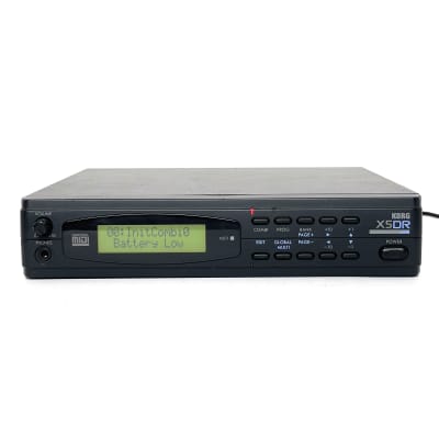 Korg X5DR w/Universal power supply Vintage 1990s Very rare AI2 Synthesis System- Black