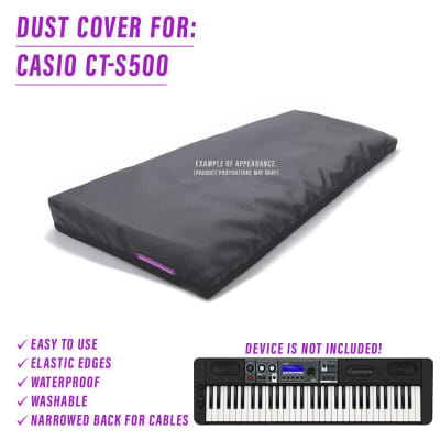 DUST COVER for CASIO CT-S500 - Waterproof, easy to use, elastic edges