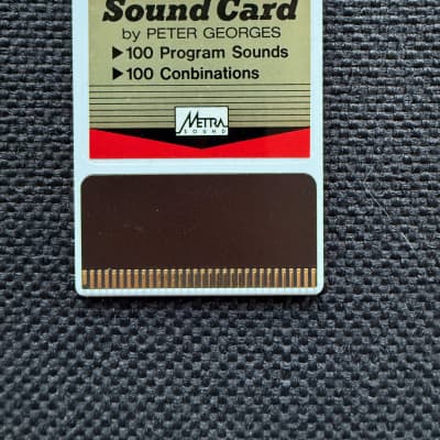 Korg M1 RARE Metra Program/Combi Card Peter Gorges RARE